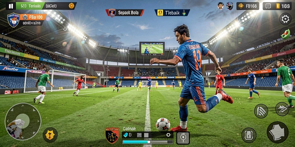 Tampilan gameplay FB168 yang mendebarkan dan realistis.