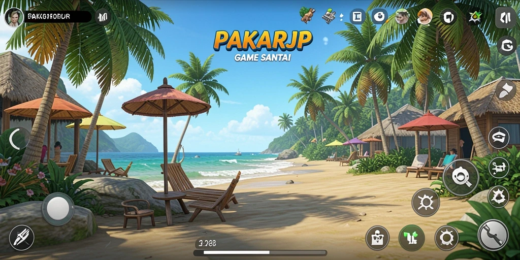 Tampilan screenshot PAKARJP menampilkan gameplay yang ceria dan interaktif.