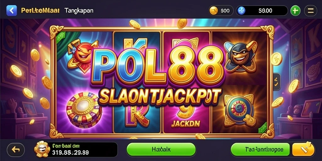 Tampilan gameplay Slot POL88 yang menawan dan penuh warna.