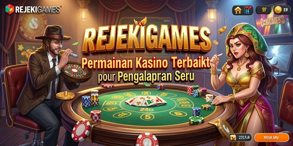 Tampilan menarik gameplay Kasino REJEKIGAMES yang seru.