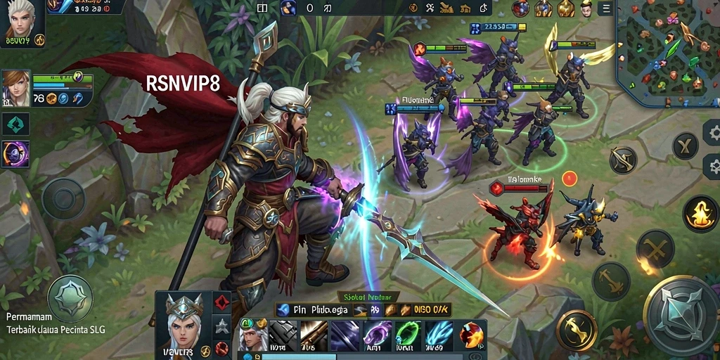 Tampilan gameplay memukau di RSNVIP8 dengan strategi mendalam.